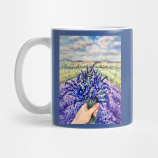 Lavender field Mug